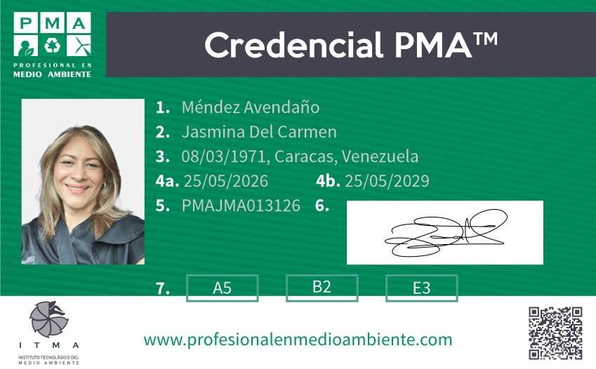 Credencial PMA™ Director de Sostenibilidad Certificado. Nivel 3